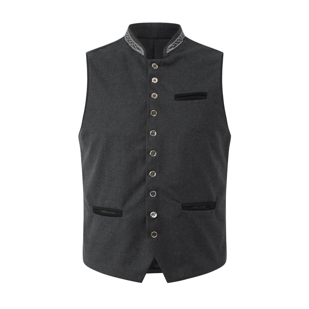 Arvon | Stylish Men's Traditional Slim Fit Vest-Metro Lane Plaza