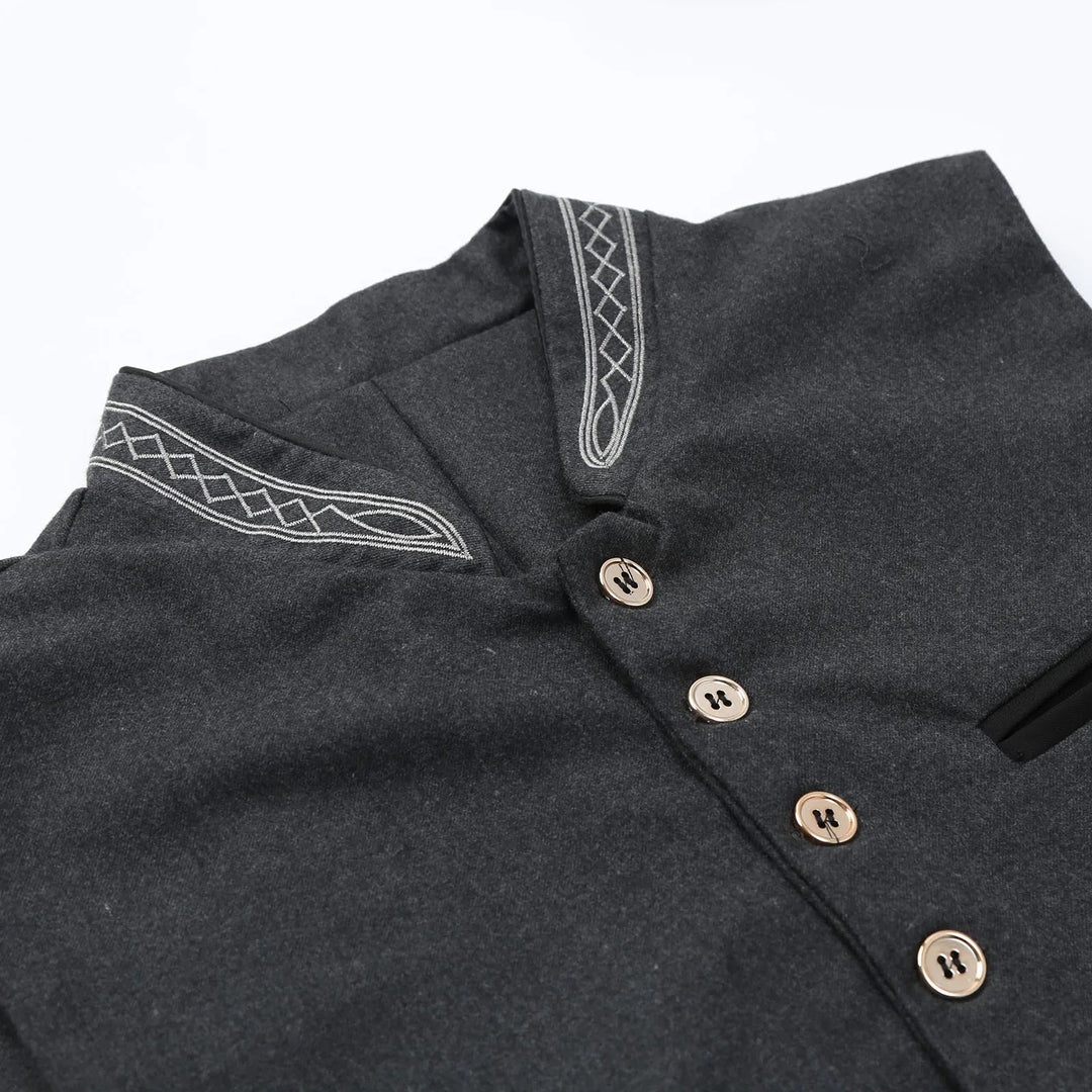 Arvon | Stylish Men's Traditional Slim Fit Vest-Metro Lane Plaza