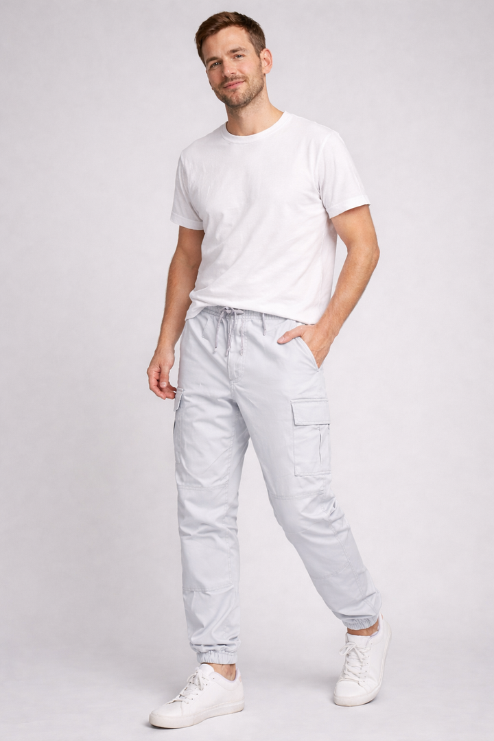 Luke | Men's Functional Trendy Cargo Jogger Pants-Metro Lane Plaza
