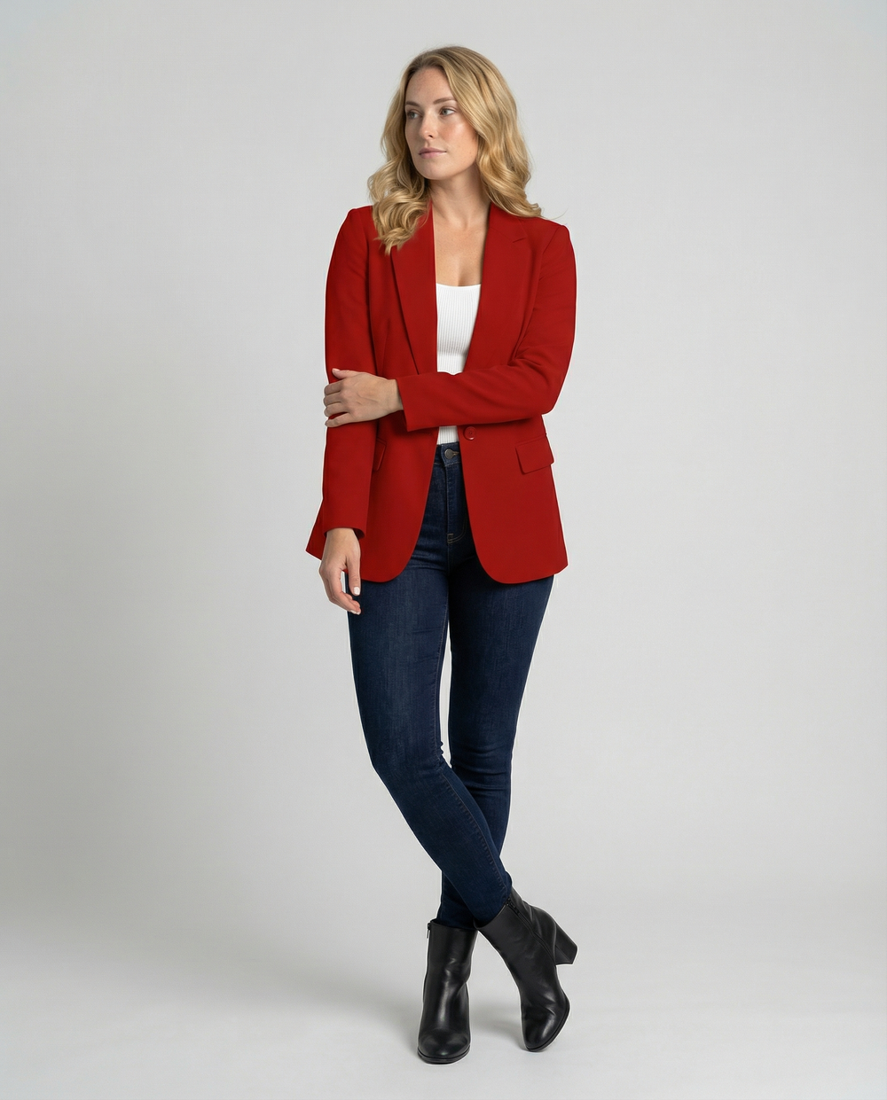 Luna | Women's Chic and Elegant Tailored Blazer-Metro Lane Plaza