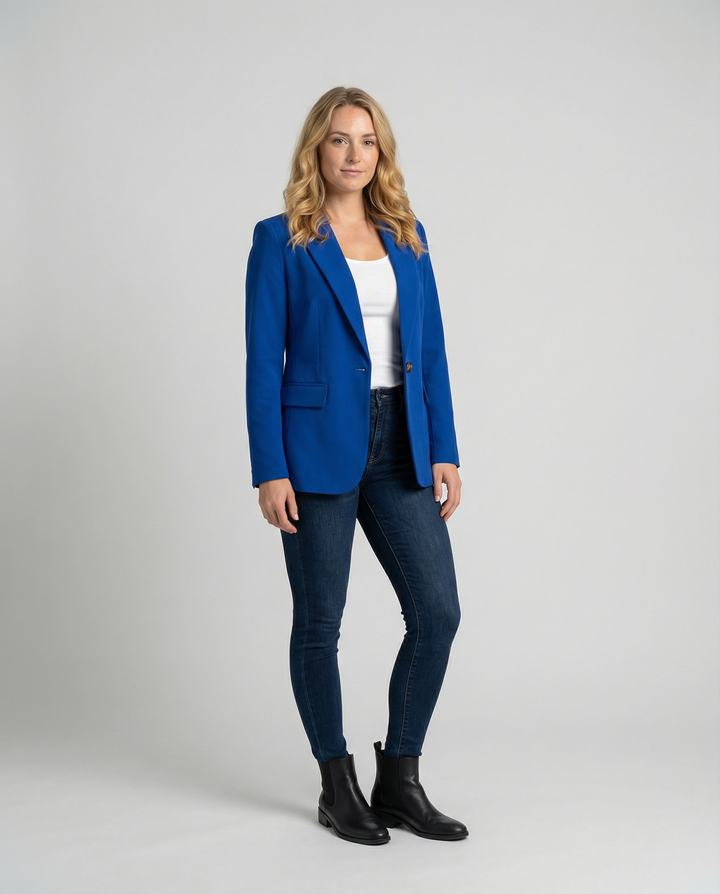 Luna | Women's Chic and Elegant Tailored Blazer-Metro Lane Plaza