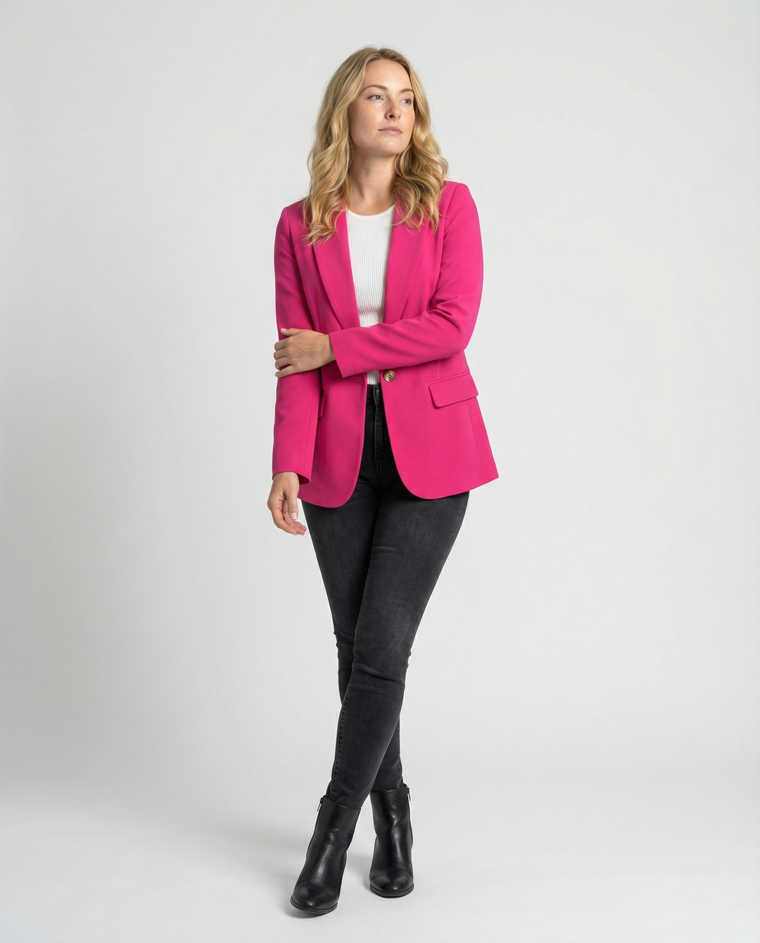 Luna | Women's Chic and Elegant Tailored Blazer-Metro Lane Plaza