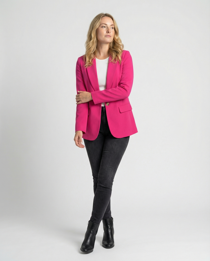Luna | Women's Chic and Elegant Tailored Blazer-Metro Lane Plaza
