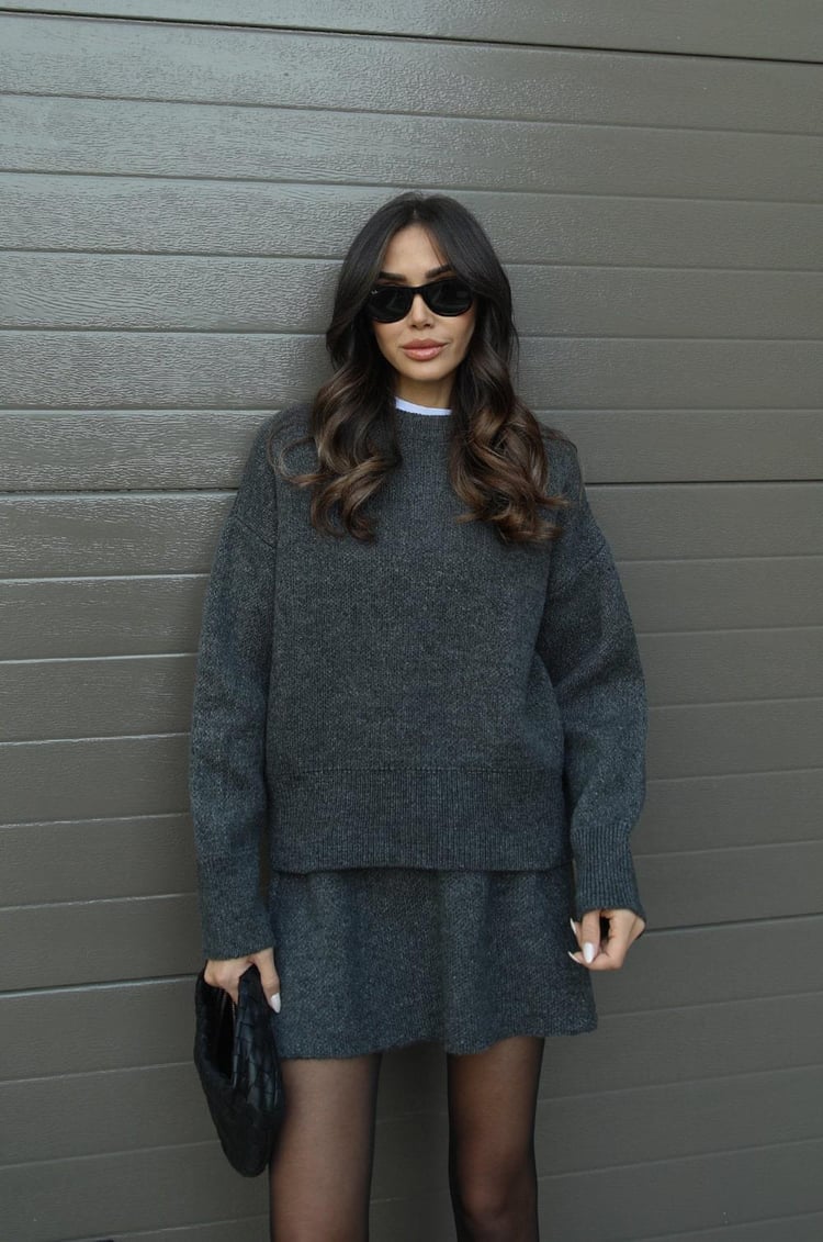 Amelia | Women's Cozy Autumn Lounge Two-Piece Set-Metro Lane Plaza