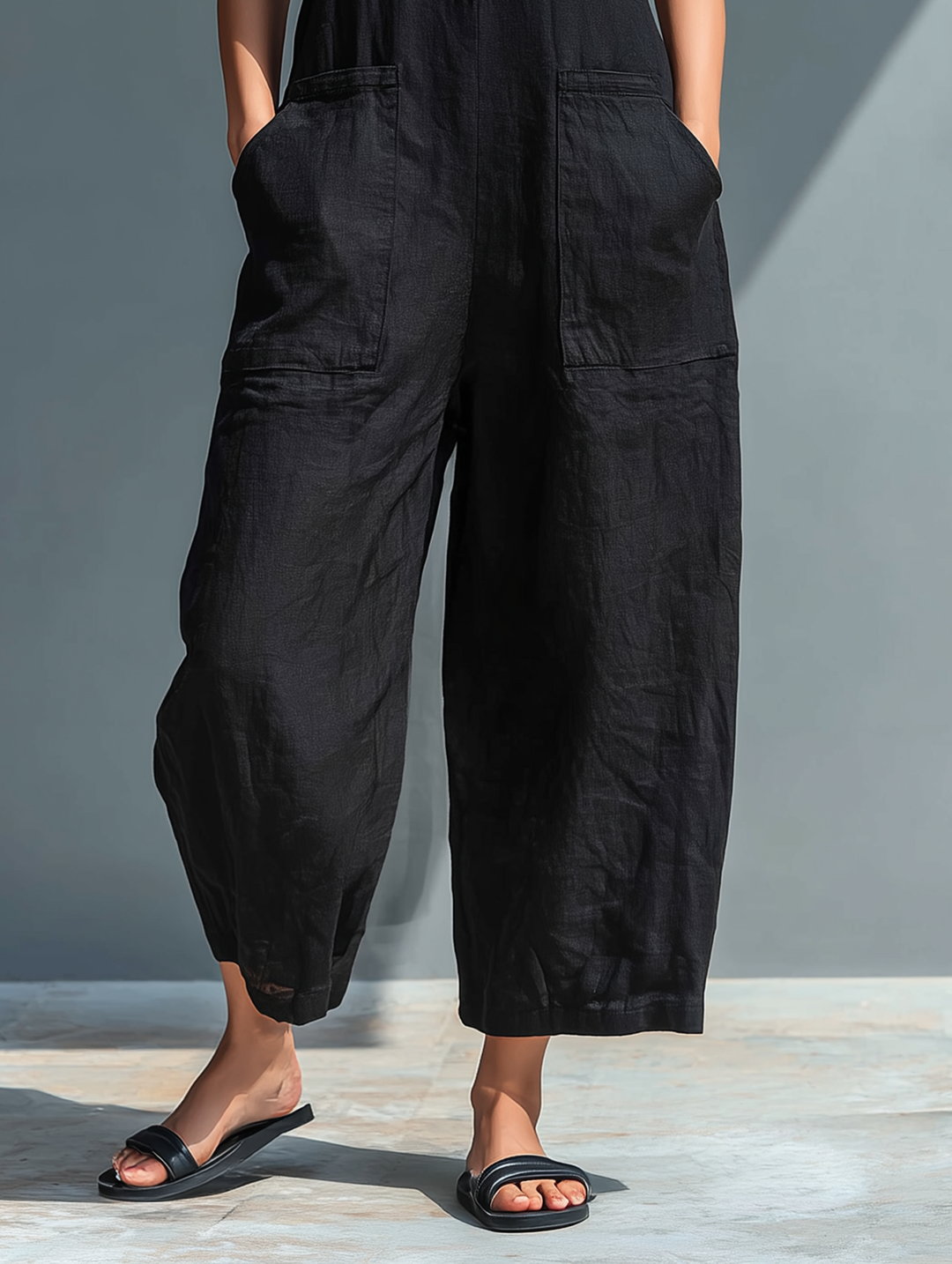 Tahlia | Women's Elegant Sleeveless Jumpsuit-Metro Lane Plaza