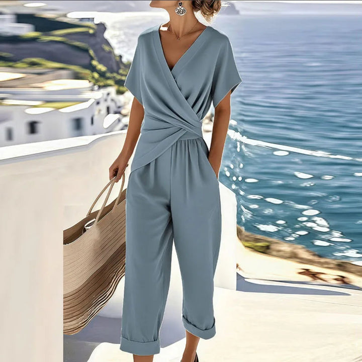 Luna | Women's Elegant Timeless Two Piece Set-Metro Lane Plaza