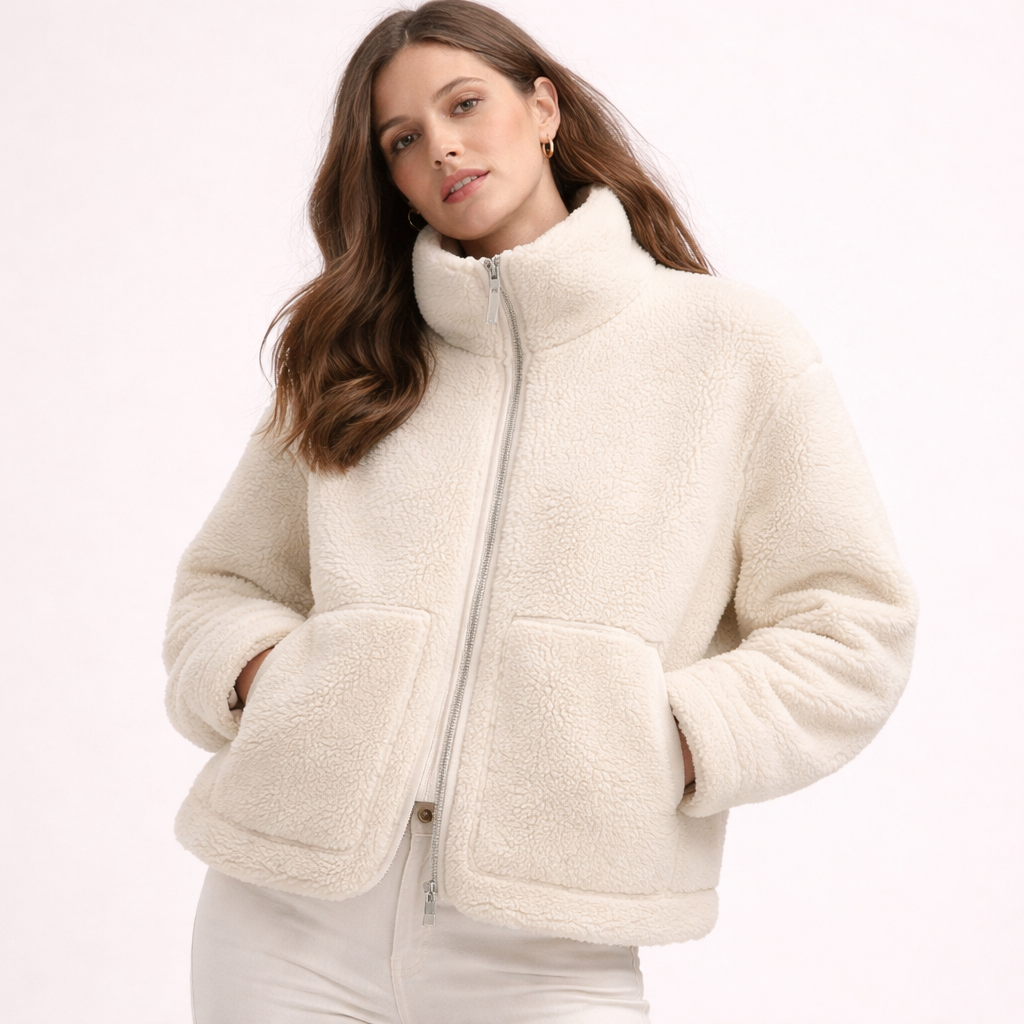 Mila | Women's Cozy Oversized Fleece Jacket-Metro Lane Plaza