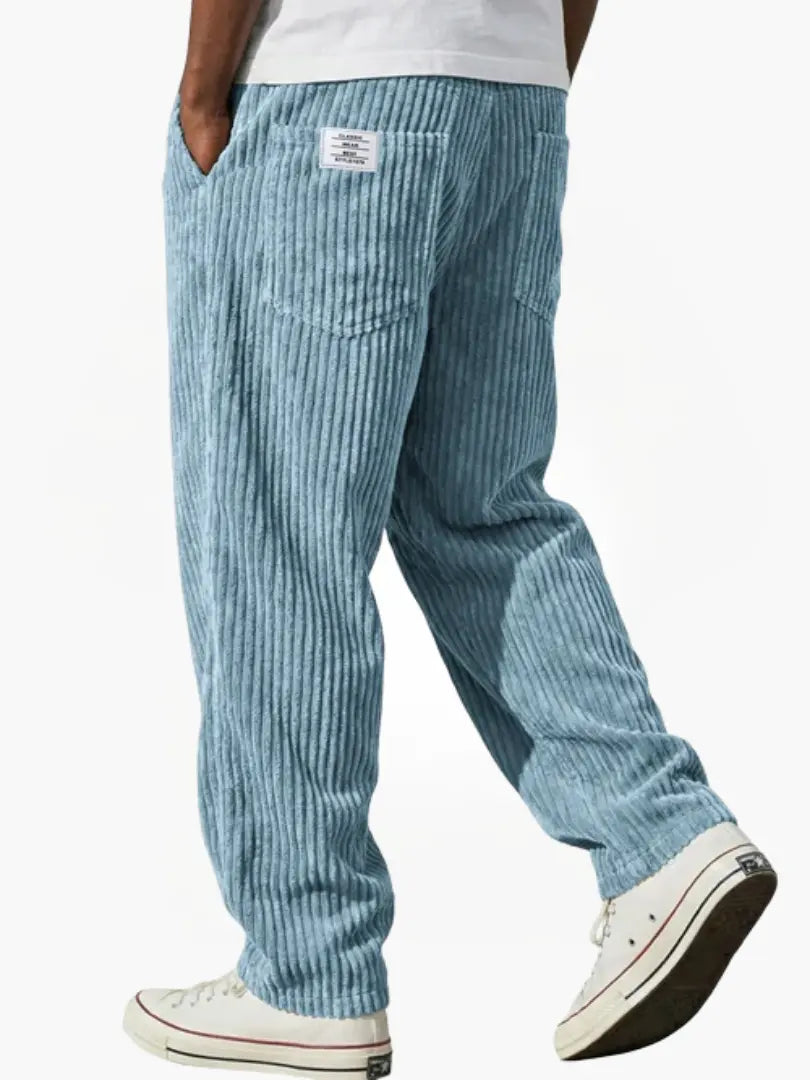 James | Stylish Loose-Fit Men's Trousers-Metro Lane Plaza