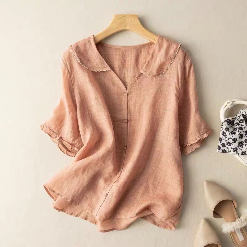 Women's Relaxed Fit Casual Blouse for Easy Everyday Wear-Metro Lane Plaza