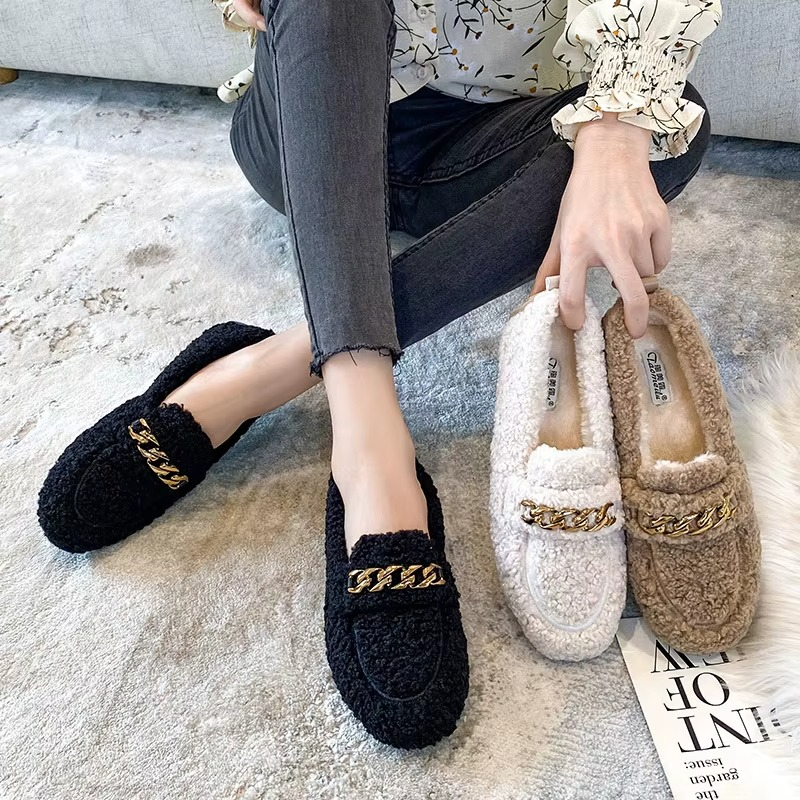 Emily | Women's Comfortable Black Suede Slippers for Home & Travel-Metro Lane Plaza