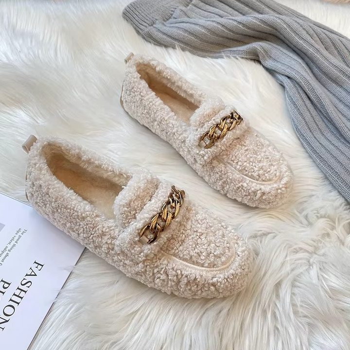 Emily | Women's Comfortable Black Suede Slippers for Home & Travel-Metro Lane Plaza
