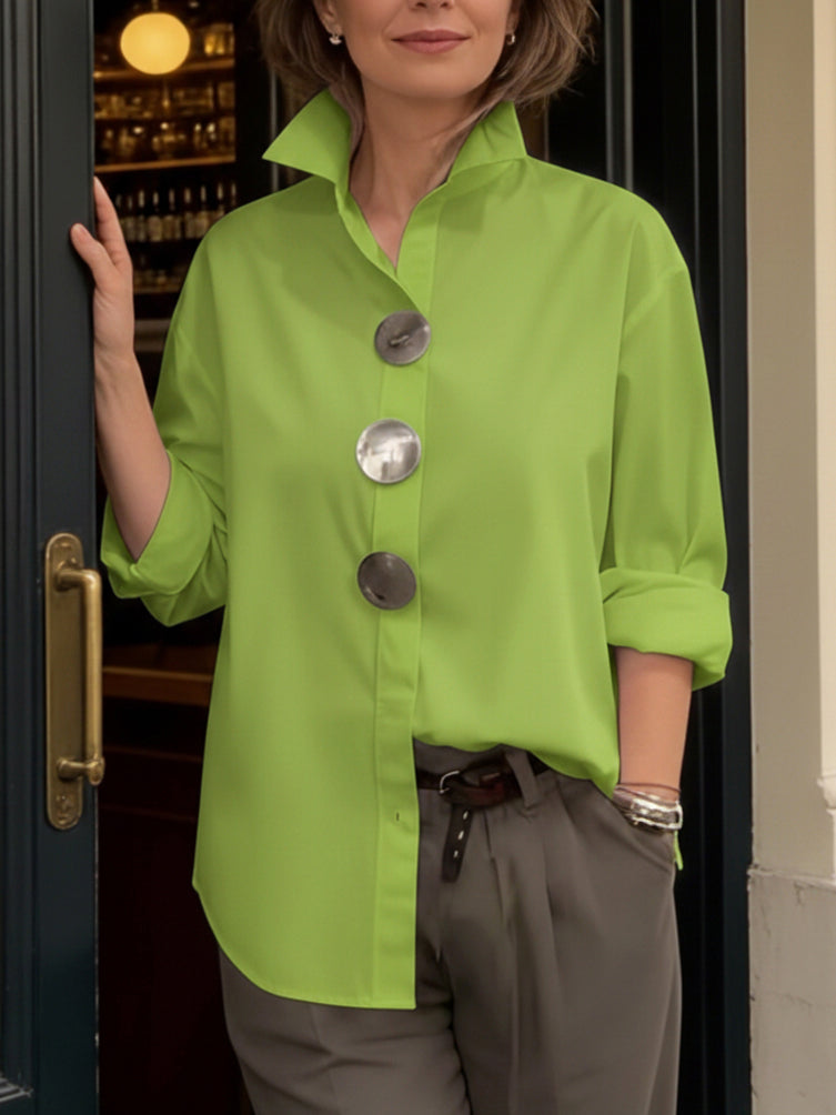 Mara | Women's Elegant Lightweight Structured Shirt-Metro Lane Plaza