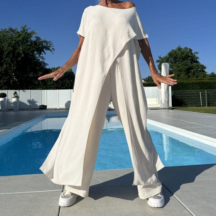 Diane | Women's Trendy Loungewear Two-Piece Set-Metro Lane Plaza