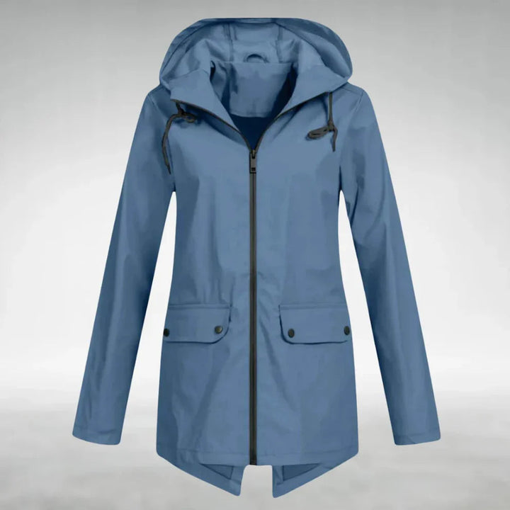 Serena | Women's Lightweight Waterproof Raincoat-Metro Lane Plaza