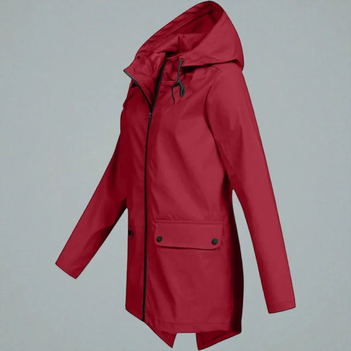 Serena | Women's Lightweight Waterproof Raincoat-Metro Lane Plaza