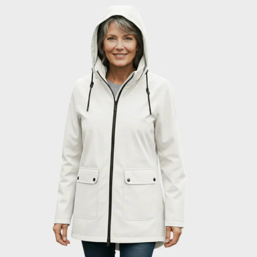 Serena | Women's Lightweight Waterproof Raincoat-Metro Lane Plaza