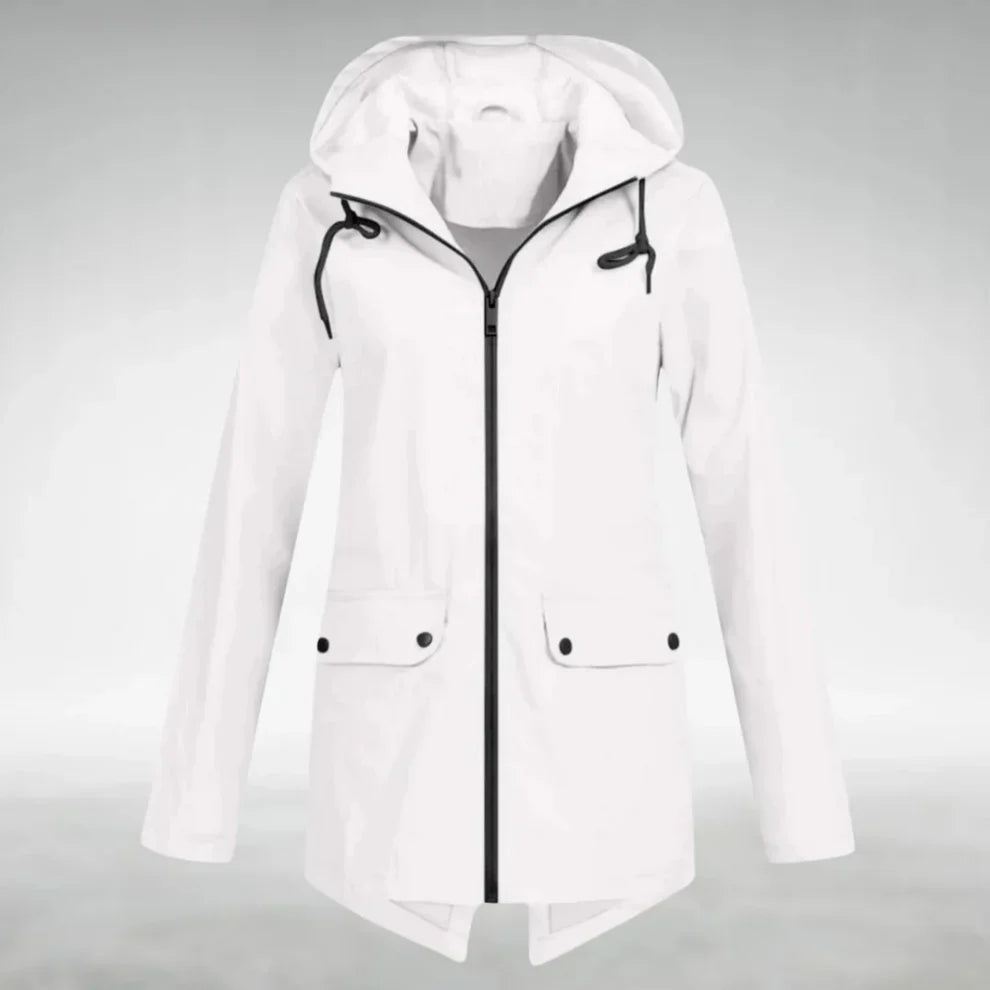 Serena | Women's Lightweight Waterproof Raincoat-Metro Lane Plaza