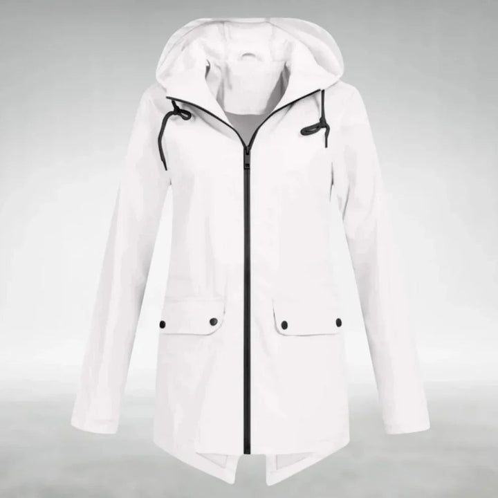 Serena | Women's Lightweight Waterproof Raincoat-Metro Lane Plaza