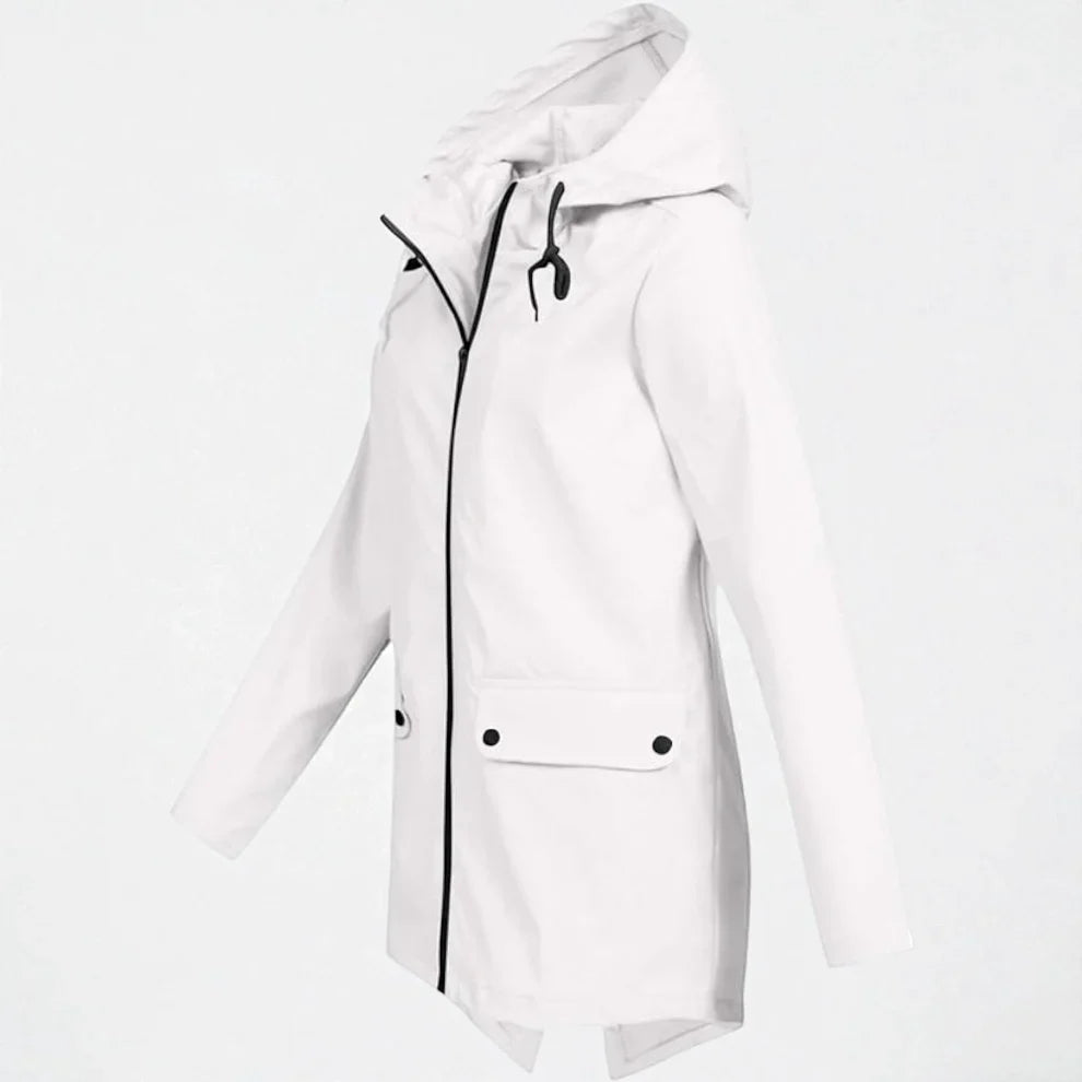 Serena | Women's Lightweight Waterproof Raincoat-Metro Lane Plaza