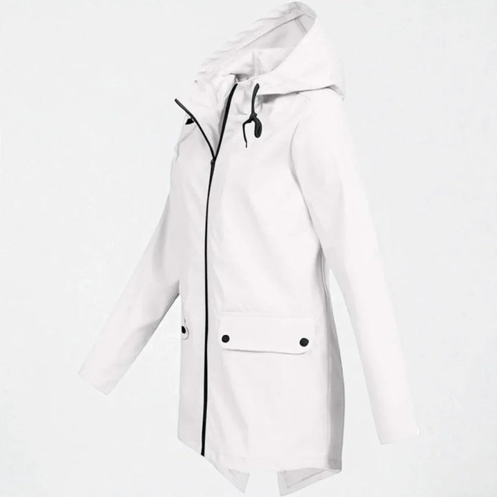Serena | Women's Lightweight Waterproof Raincoat-Metro Lane Plaza