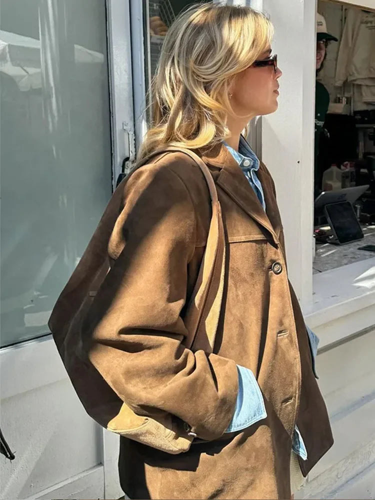 Valeria | Women's Elegant Comfortable Autumn Coat-Metro Lane Plaza