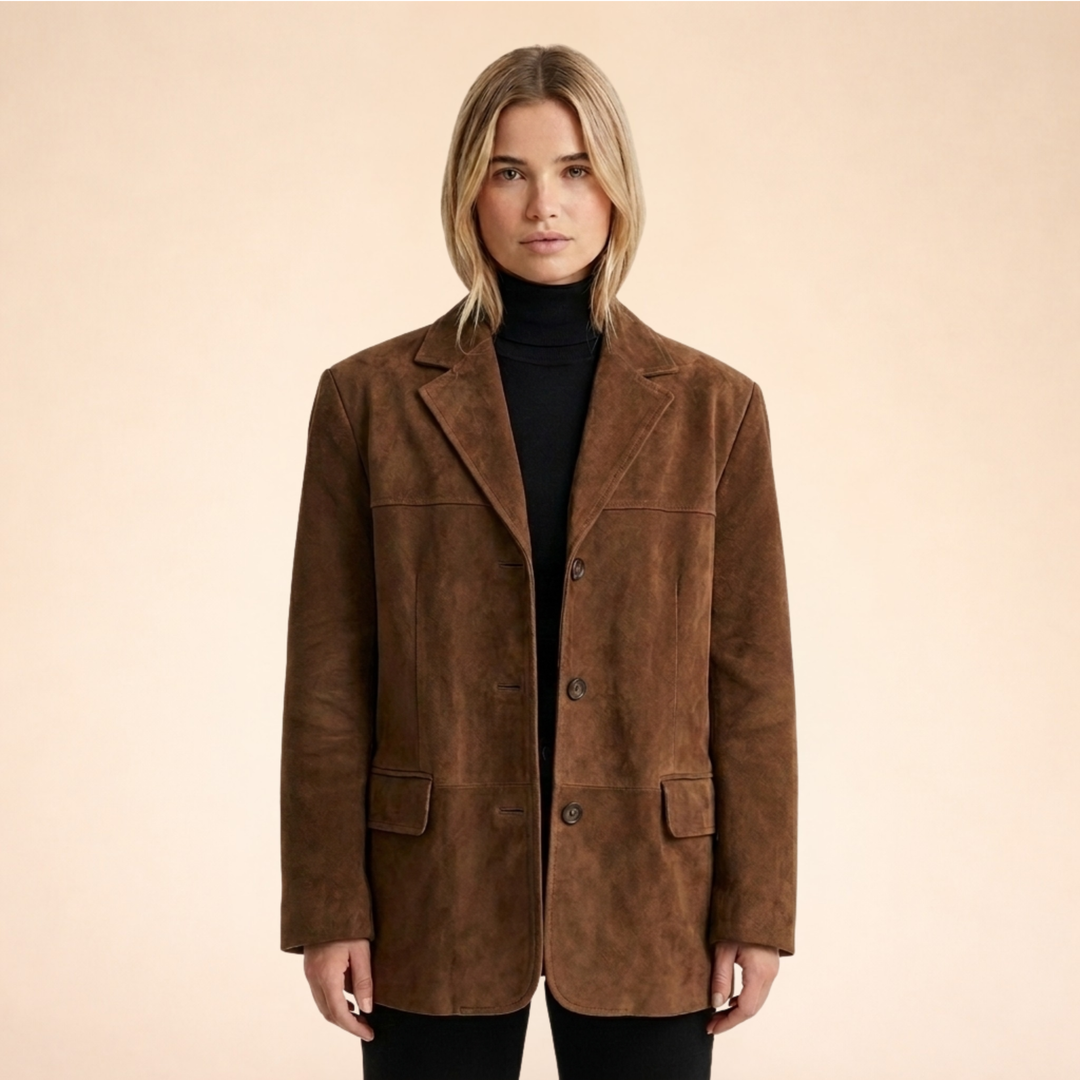 Valeria | Women's Elegant Comfortable Autumn Coat-Metro Lane Plaza