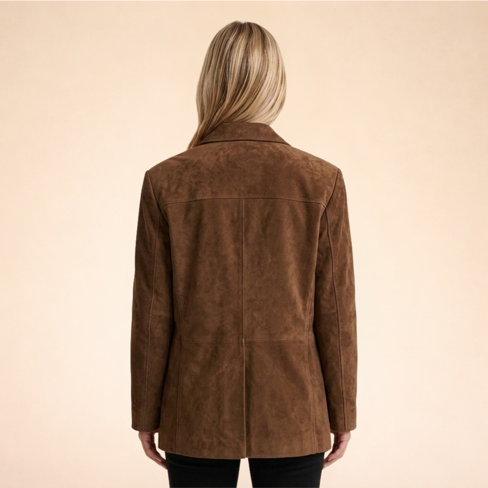 Valeria | Women's Elegant Comfortable Autumn Coat-Metro Lane Plaza