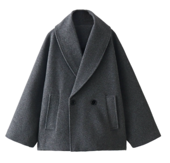 Abrigo de invierno extragrande para mujer