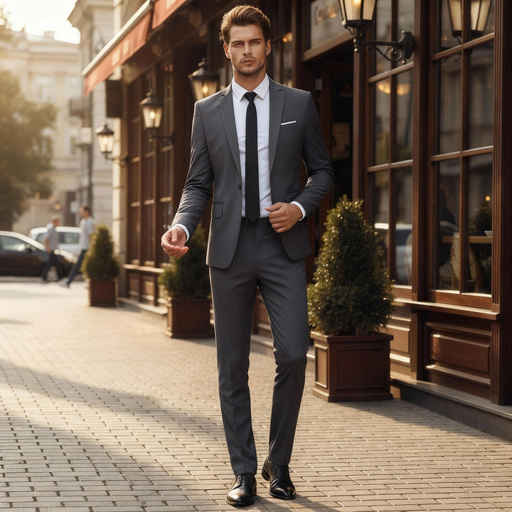 Maverick | Stylish Slim Fit Men's Suit Set-Metro Lane Plaza