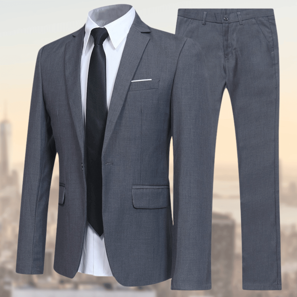 Maverick | Stylish Slim Fit Men's Suit Set-Metro Lane Plaza