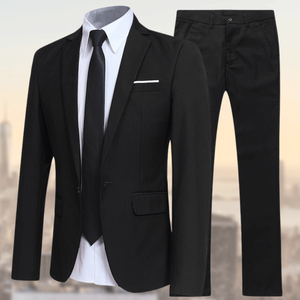 Maverick | Stylish Slim Fit Men's Suit Set-Metro Lane Plaza