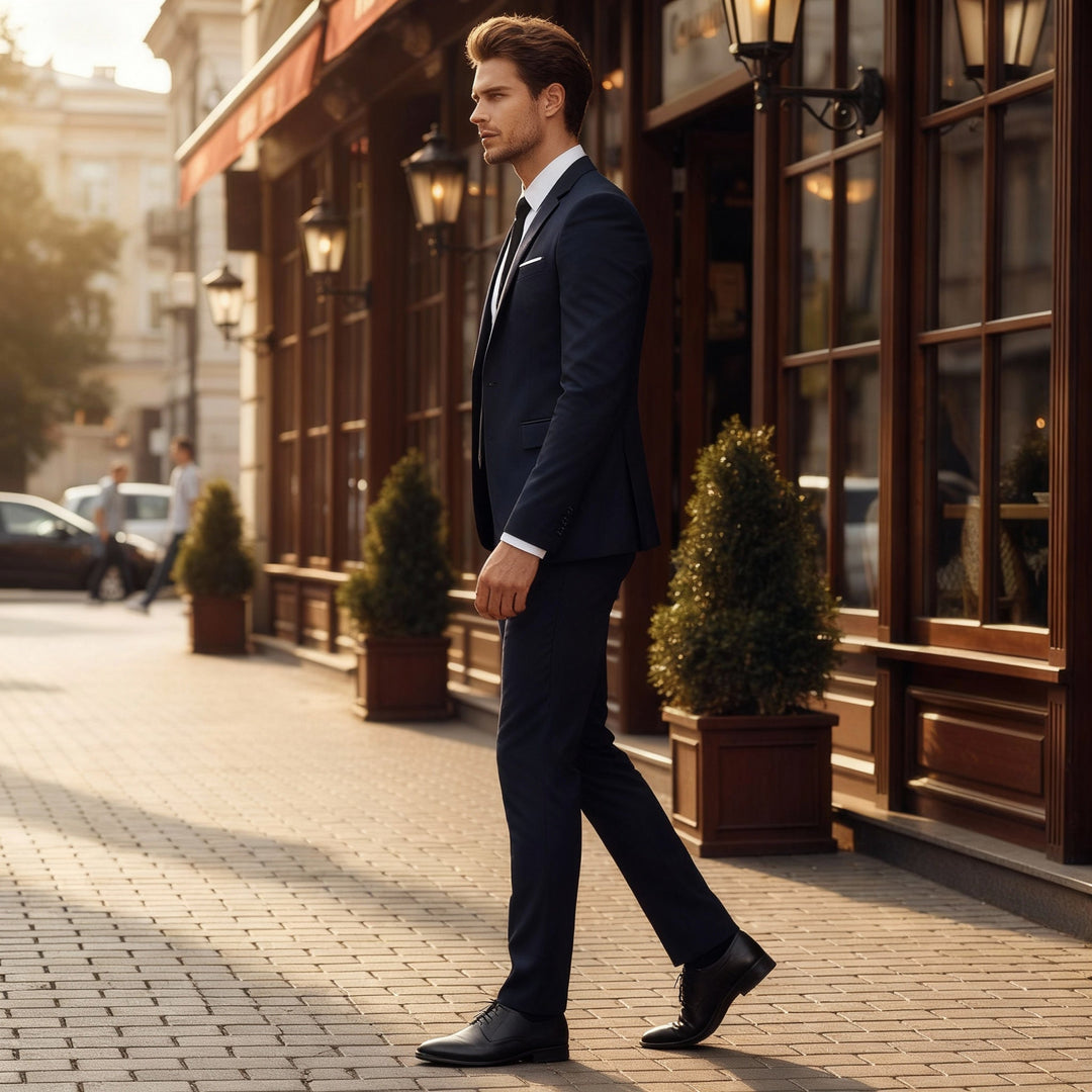 Maverick | Stylish Slim Fit Men's Suit Set-Metro Lane Plaza
