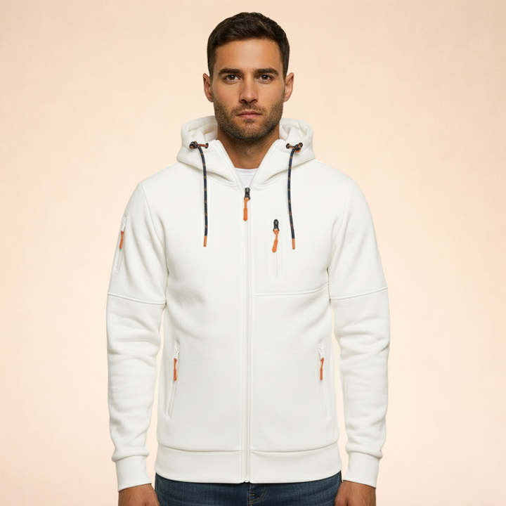 Billy | Men's Casual Zipper Hoodie Jacket-Metro Lane Plaza