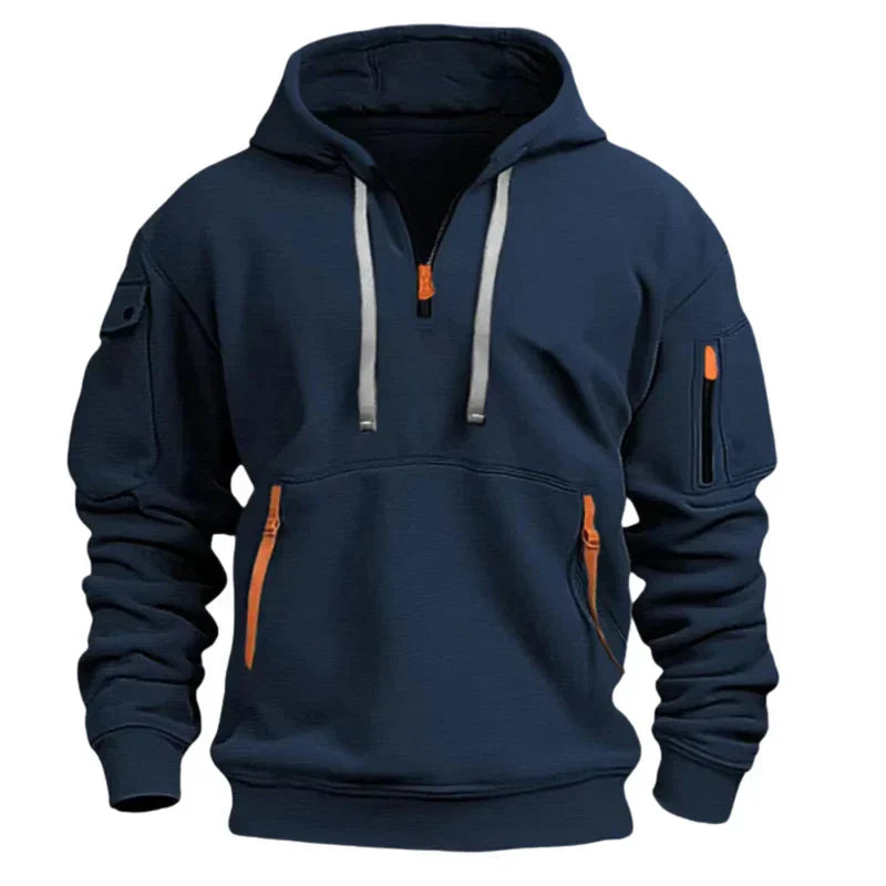 Liam | Men's Trendy Relaxed Fit Casual Hoodie-Metro Lane Plaza