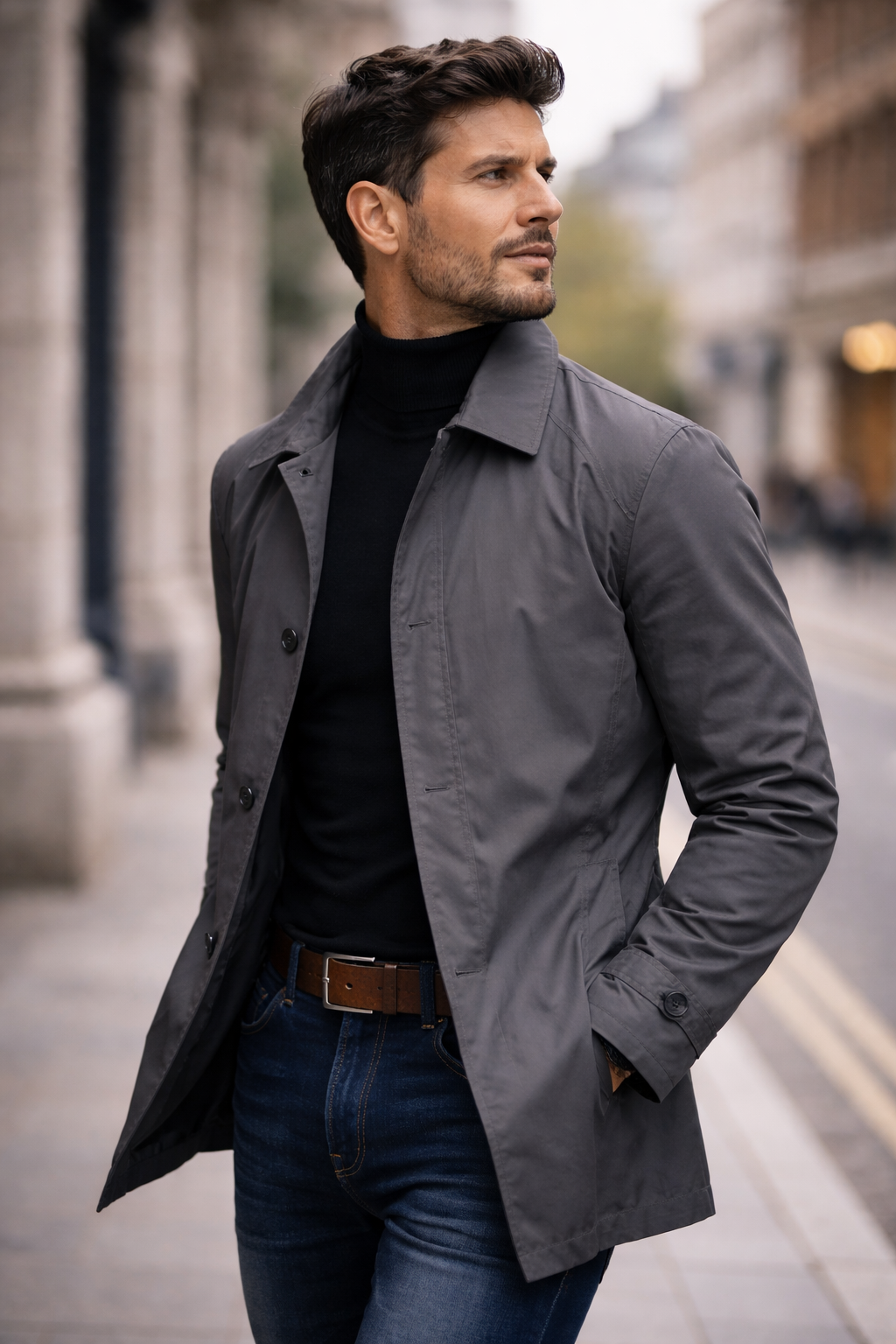 Christian | Stylish Weather-Resistant Men's Overcoat-Metro Lane Plaza
