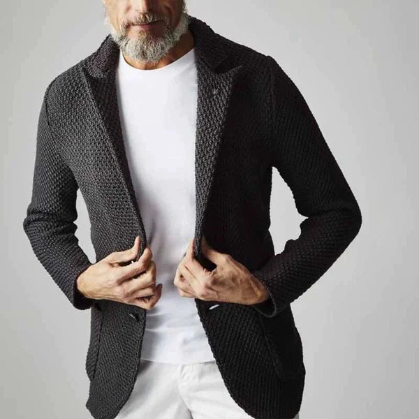 Skræddersyet sildebensblazer til mænd