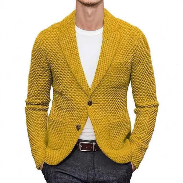 Skræddersyet sildebensblazer til mænd