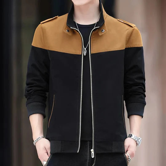 Ethan | Men's Stylish Cozy Bomber Jacket-Metro Lane Plaza
