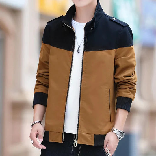 Ethan | Men's Stylish Cozy Bomber Jacket-Metro Lane Plaza