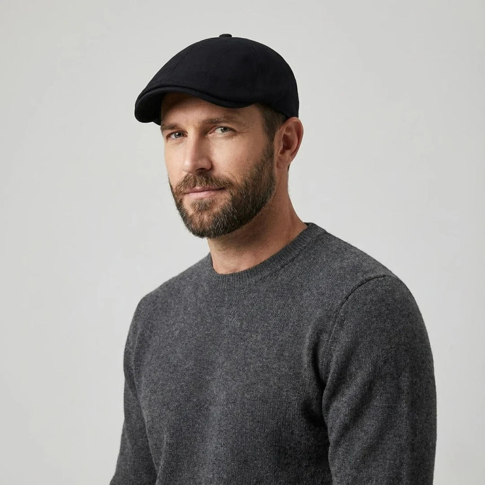 Bennett | Men's Classic Flat Cap for Timeless Elegance-Metro Lane Plaza