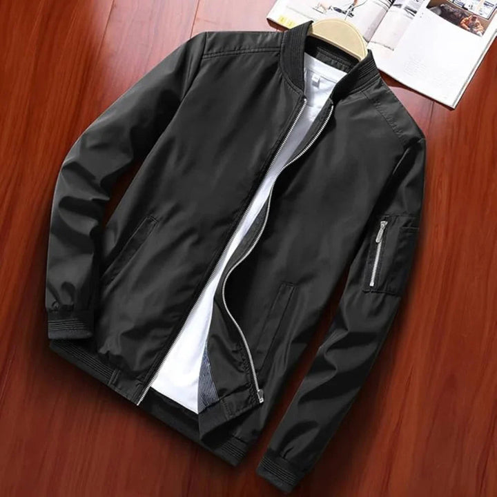 Logan | Lightweight Men's Windbreaker Bomber Jacket-Metro Lane Plaza