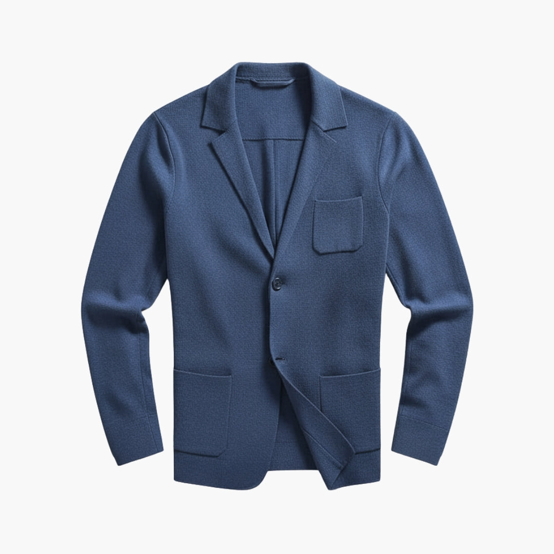 Cardigan classico da uomo con scollo a V e abbottonatura frontale