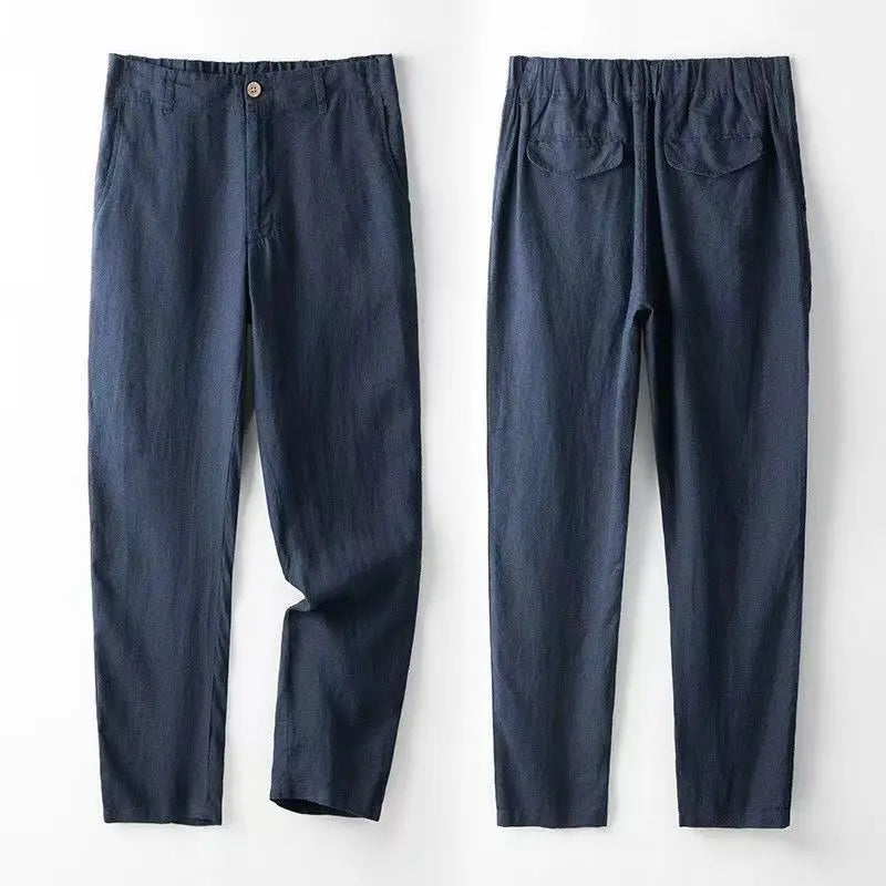 Men's 3-Piece Breathable Linen Summer Suit Set-Metro Lane Plaza