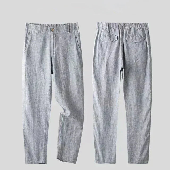 Men's 3-Piece Breathable Linen Summer Suit Set-Metro Lane Plaza