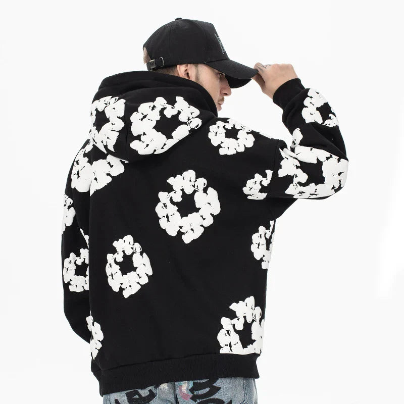 Men's Graphic Hoodie – Soft Cotton Hooded Sweatshirt-Metro Lane Plaza