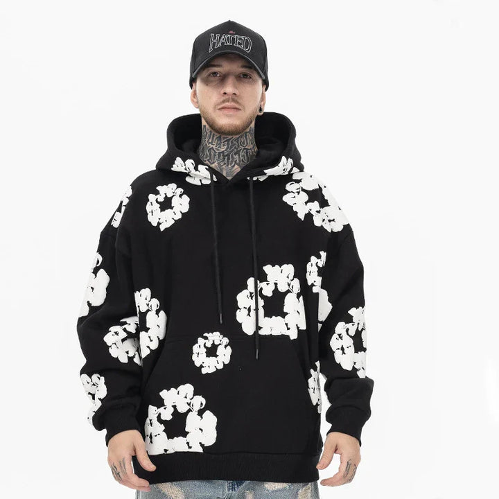Men's Graphic Hoodie – Soft Cotton Hooded Sweatshirt-Metro Lane Plaza
