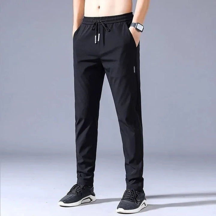 Men's Sporty Jogging Pants with Cord Drawstring-Metro Lane Plaza