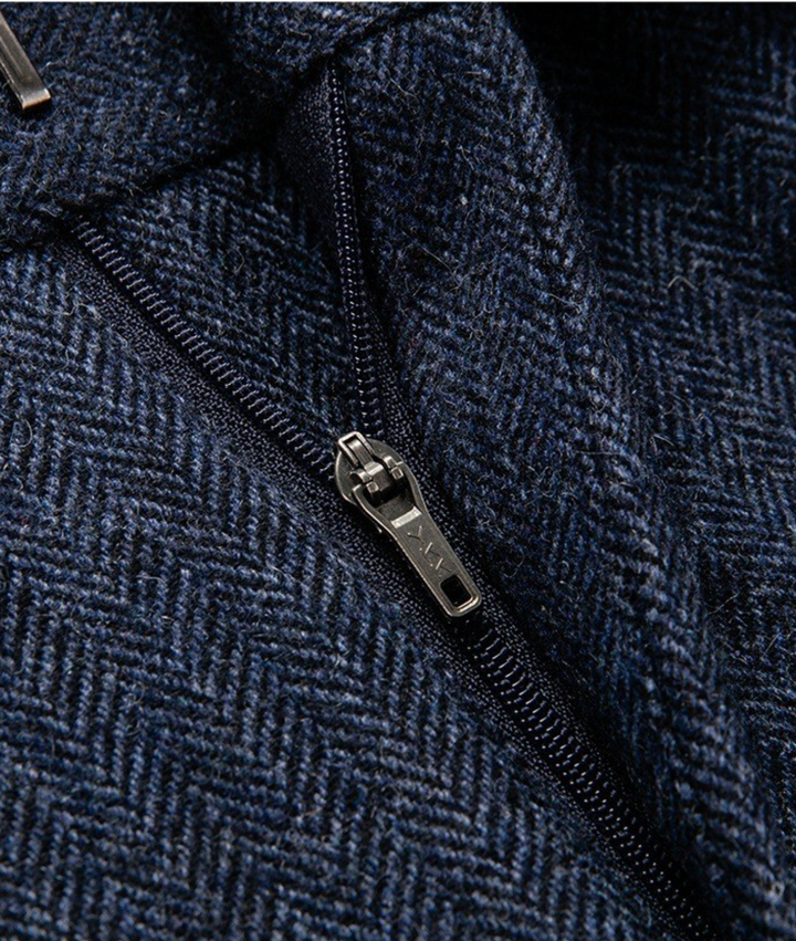 Men's Vintage Look Tweed Pants for Comfortable Style-Metro Lane Plaza