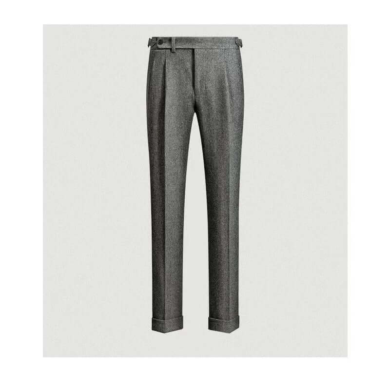 Men's Vintage Look Tweed Pants for Comfortable Style-Metro Lane Plaza
