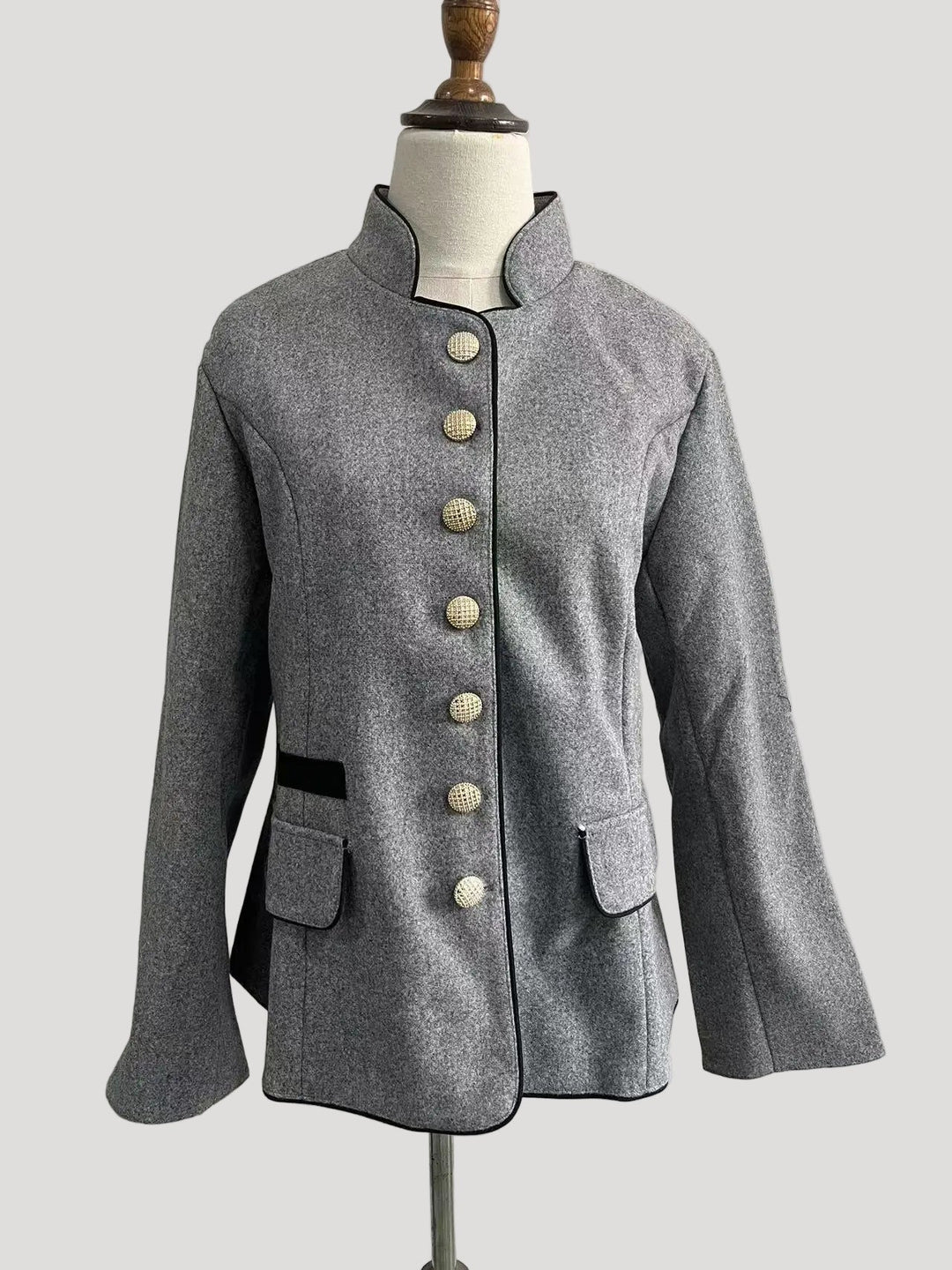 Nancy | Women's Modern Structured Urban Short Jacket-Metro Lane Plaza